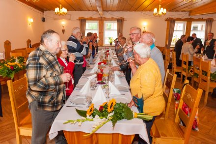 Fragment uroczystości jubileusz 50, 60 i 65-lecia pożycia małżeńskiego